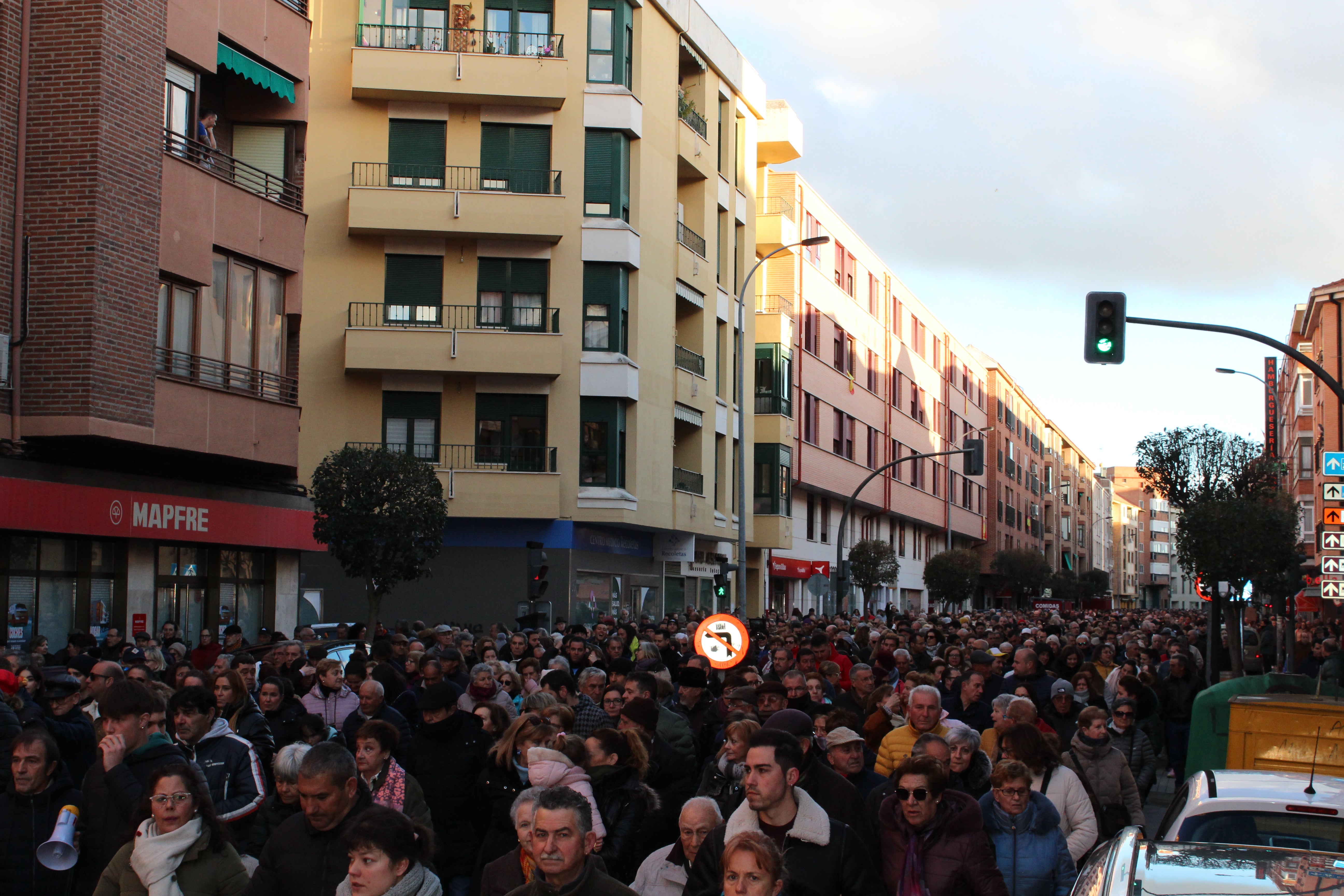 Vecinos en la Avenida Lope de Vega