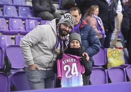 Partido en el estadio José Zorrilla entre el Real Valladolid y el Real Zaragoza