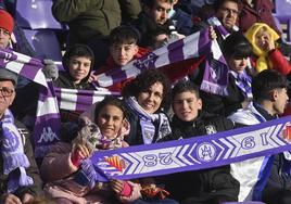 Partido en el estadio José Zorrilla entre el Real Valladolid y el Real Zaragoza