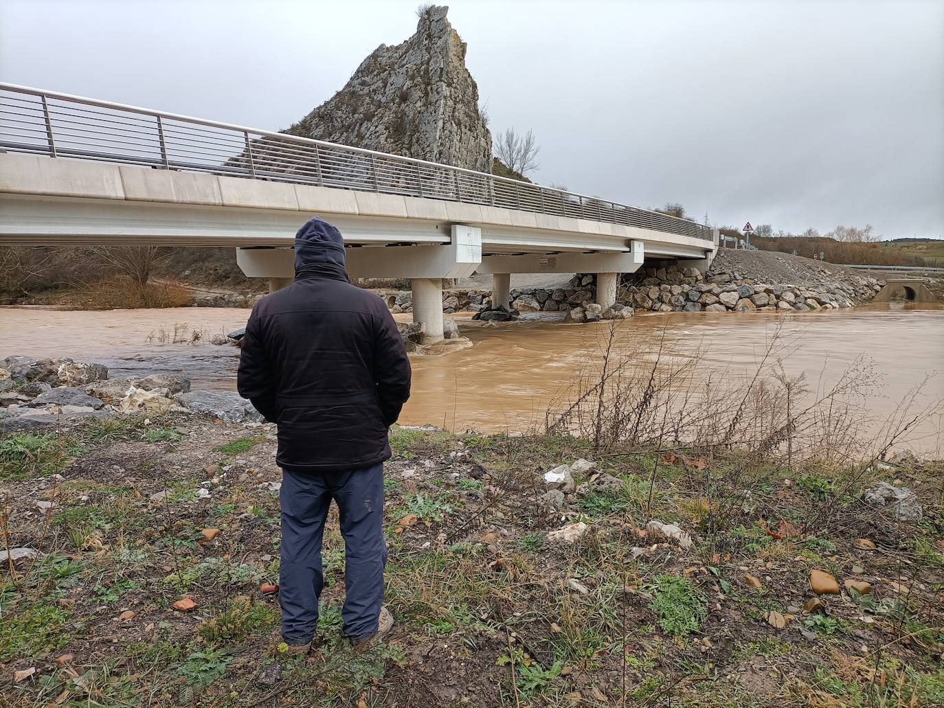 Alerta por la crecida de los ríos en Palencia