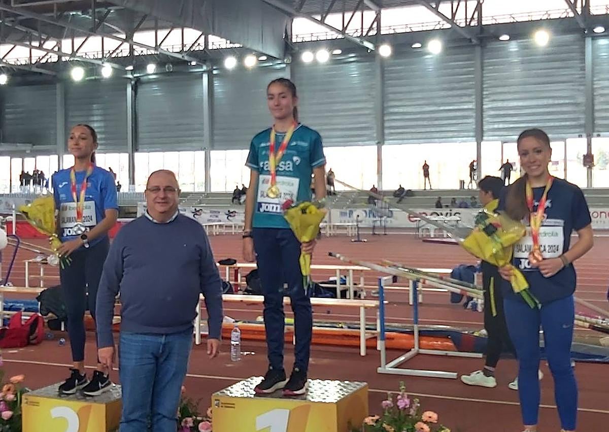 Imagen secundaria 1 - Castilla y León suma 7 medallas más en el Nacional sub-20 de Salamanca