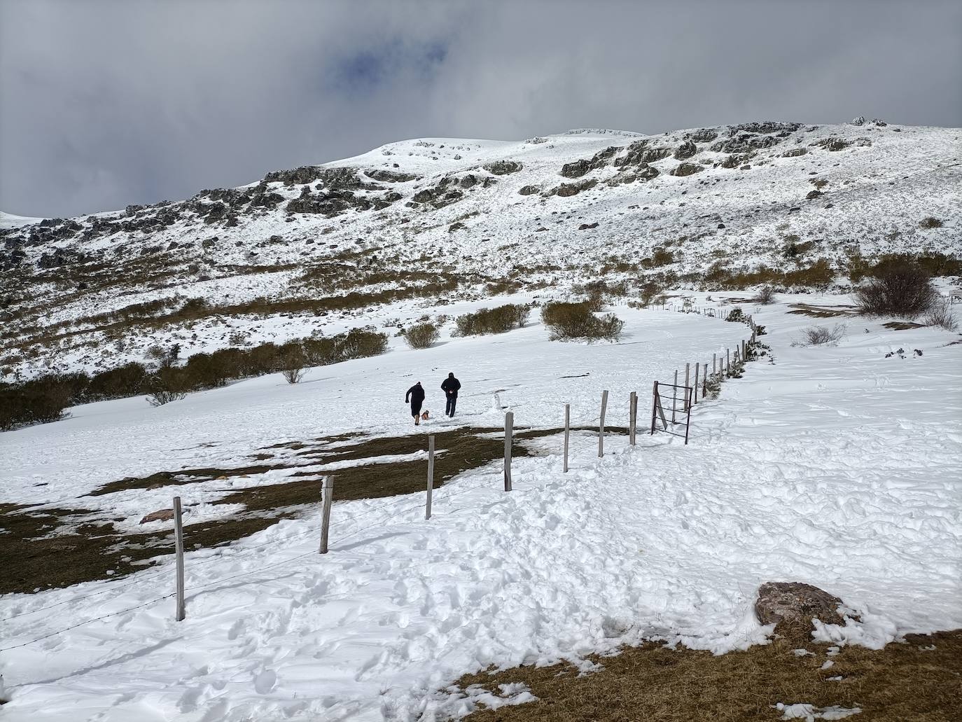 La nieve ha sido el gran atractivo turístico de Brañosera