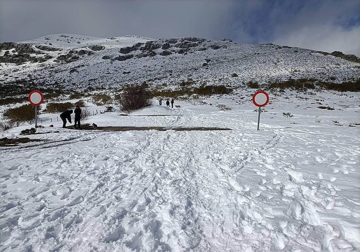 La nieve ha sido el gran atractivo turístico de Brañosera