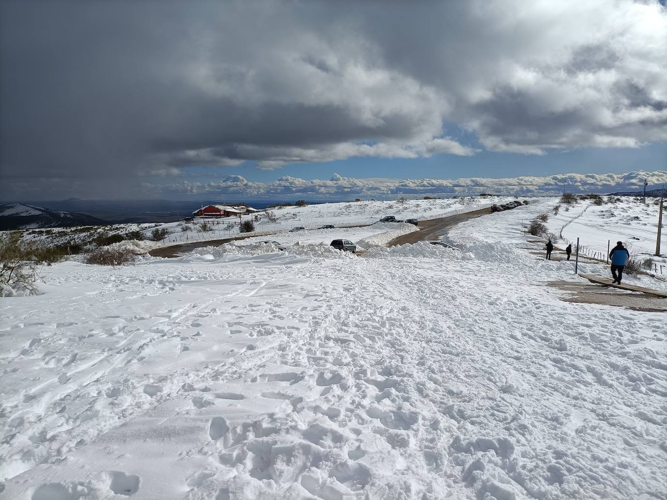 La nieve ha sido el gran atractivo turístico de Brañosera