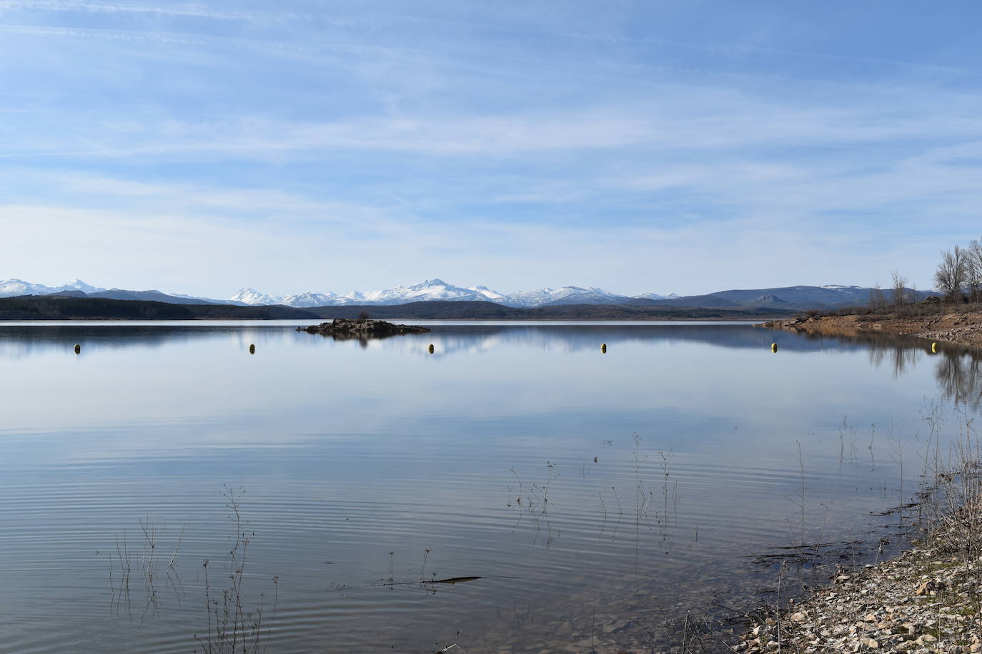 El embalse de Aguilar está al 56% de su capacidad