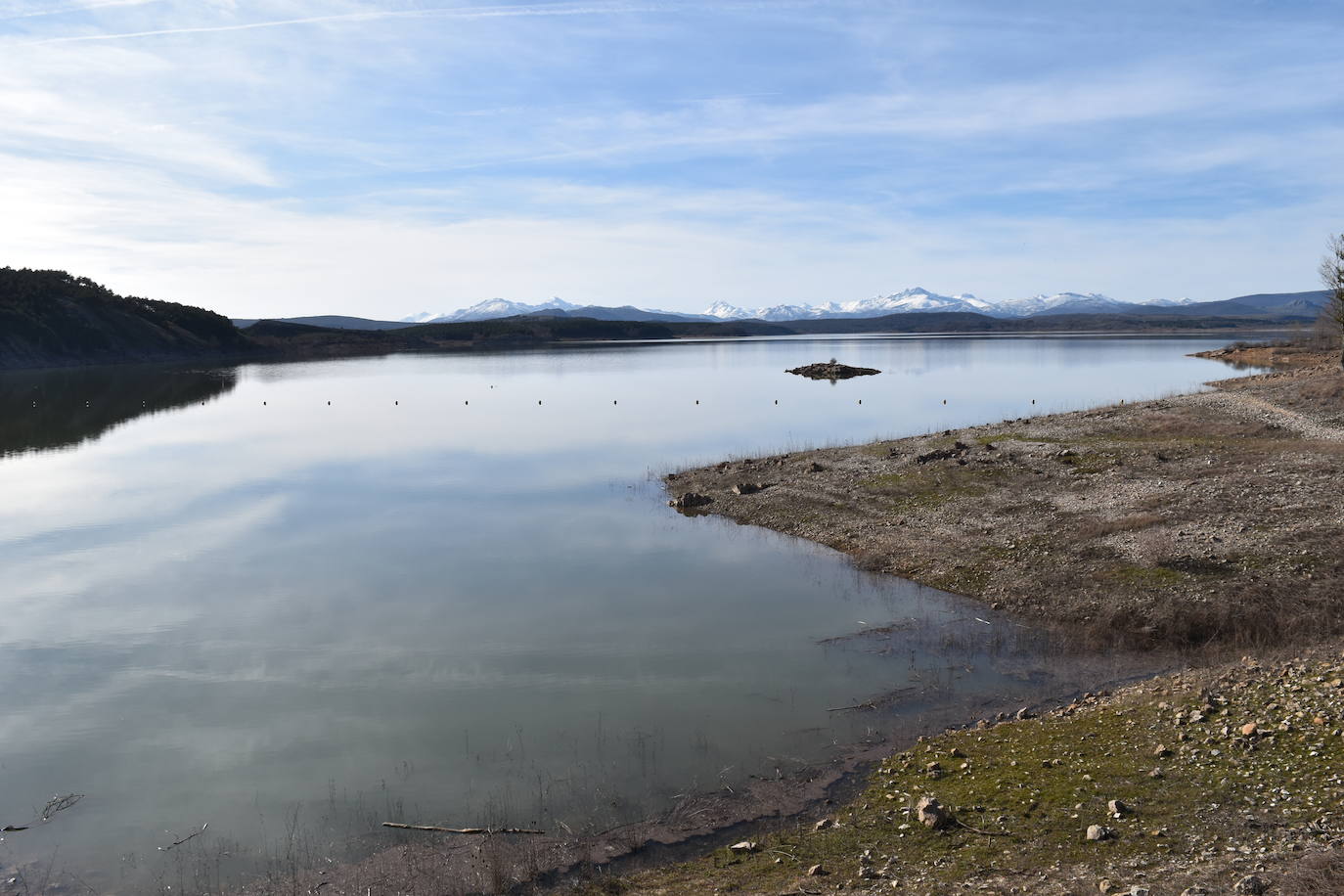 El embalse de Aguilar está al 56% de su capacidad