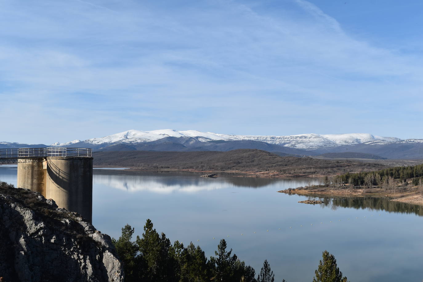 El embalse de Aguilar está al 56% de su capacidad