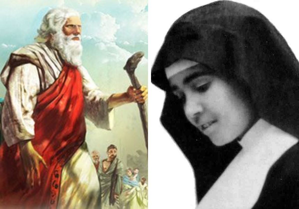 Santo Patriarca Abraham y Santa Eusebia.
