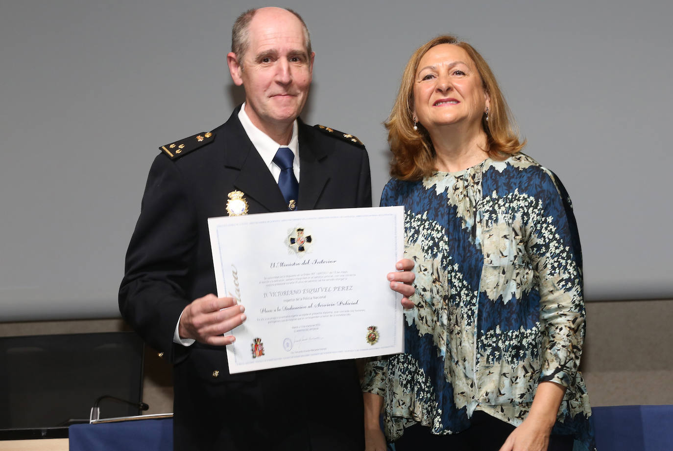 Acto institucional del bicentenario de la Policía Nacional en Segovia