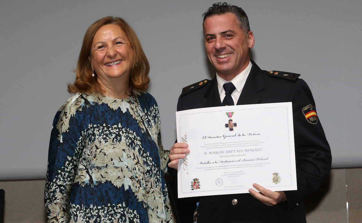 Acto institucional del bicentenario de la Policía Nacional en Segovia