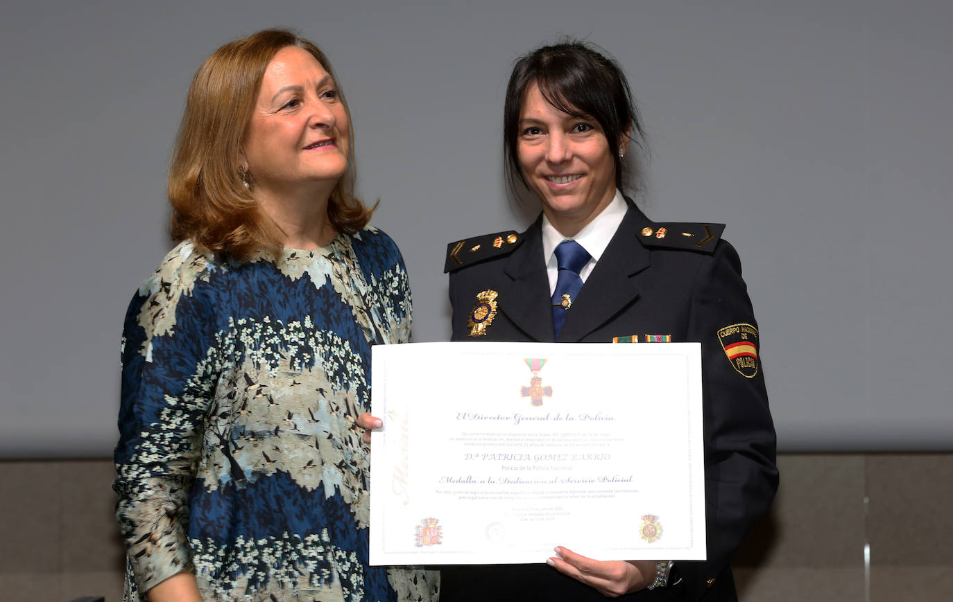 Acto institucional del bicentenario de la Policía Nacional en Segovia