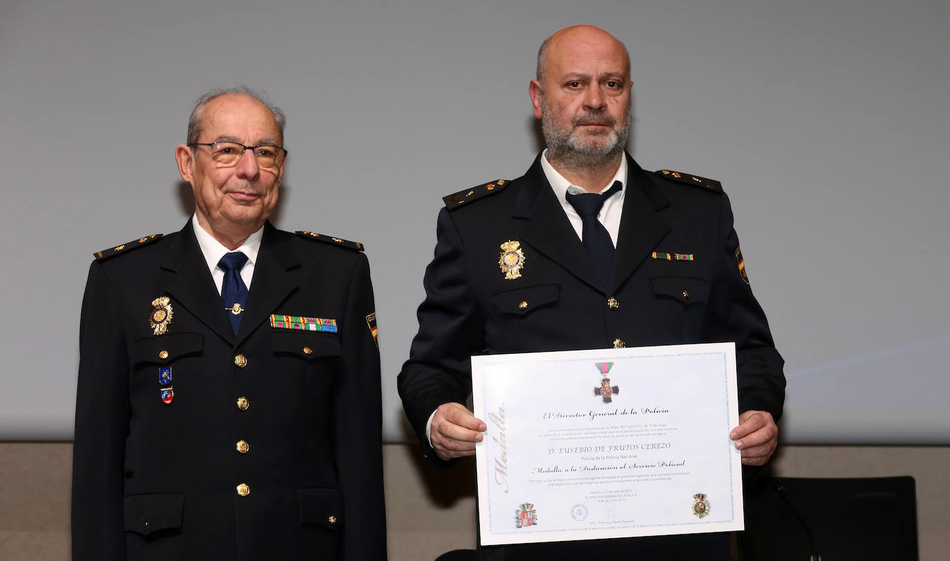 Acto institucional del bicentenario de la Policía Nacional en Segovia