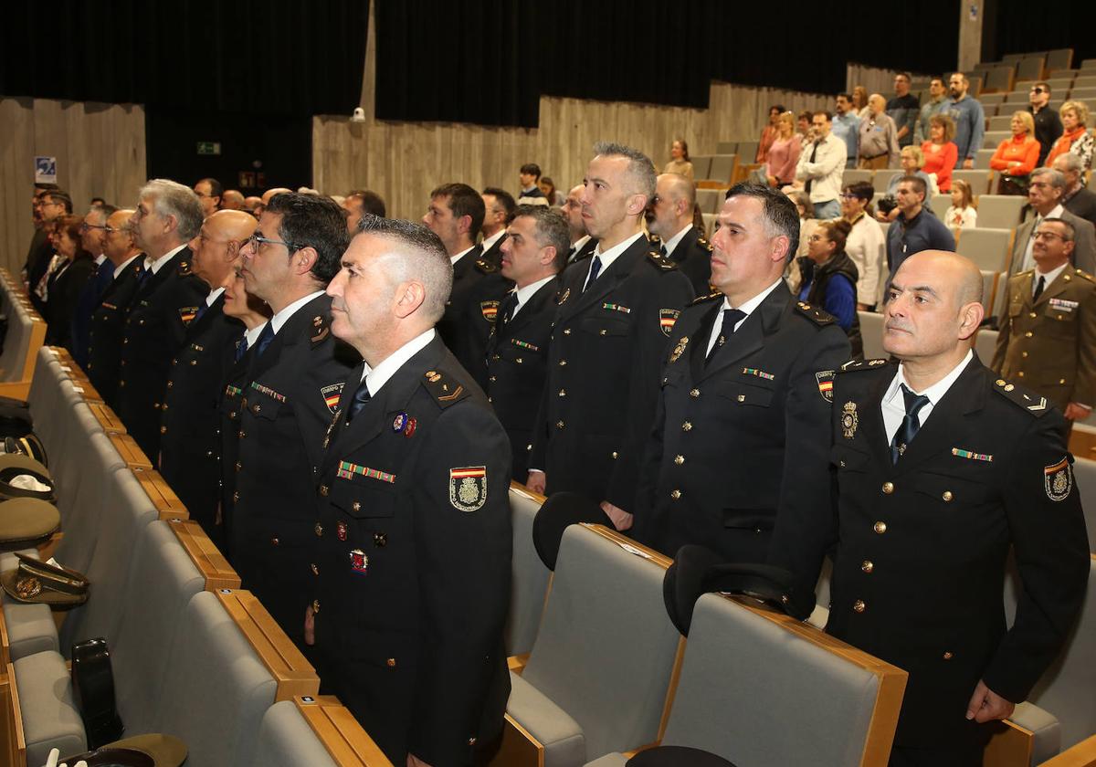 Acto institucional del bicentenario de la Policía Nacional en Segovia