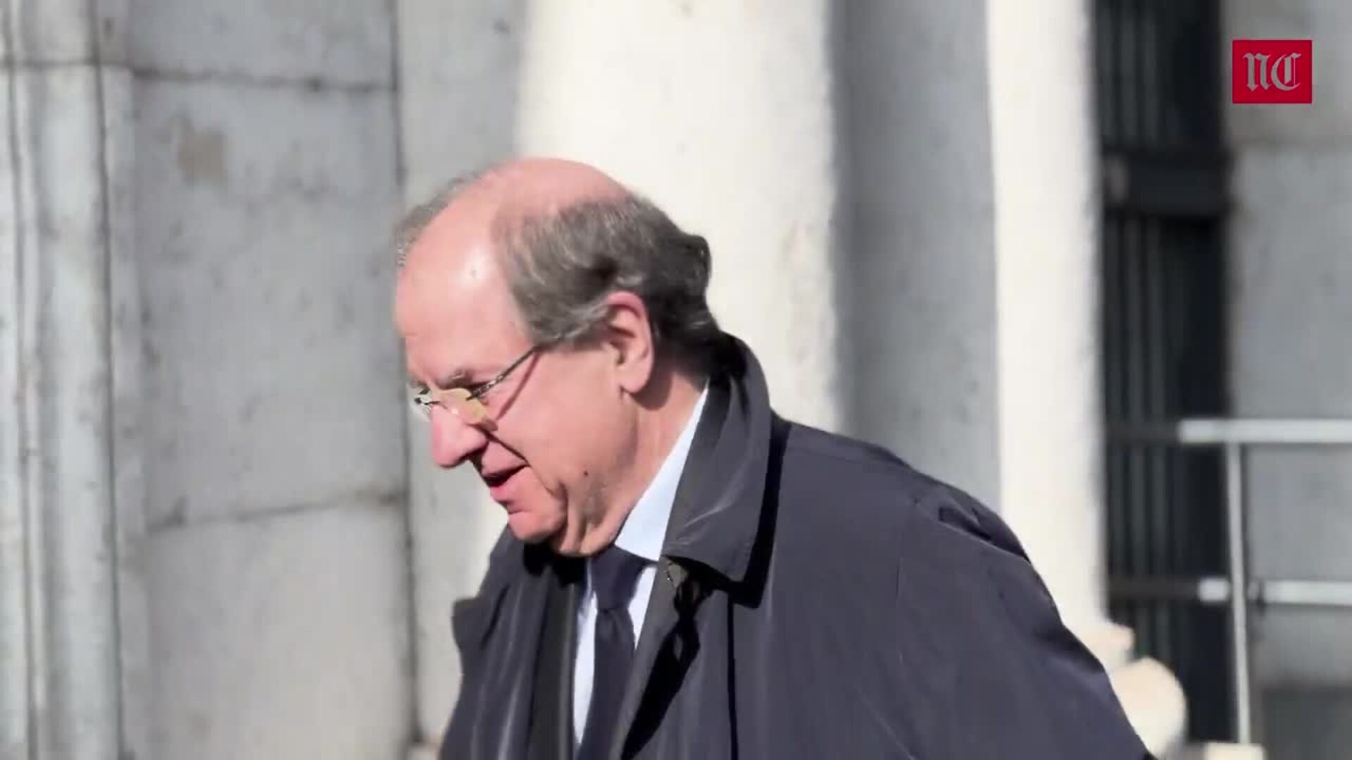 Llegada de Juan Vicente Herrera al juicio por el caso Perla Negra