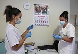 Vacunación del covid en Palencia.