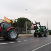 UCCL calcula que 50 tractores segovianos se han manifestado en Valladolid