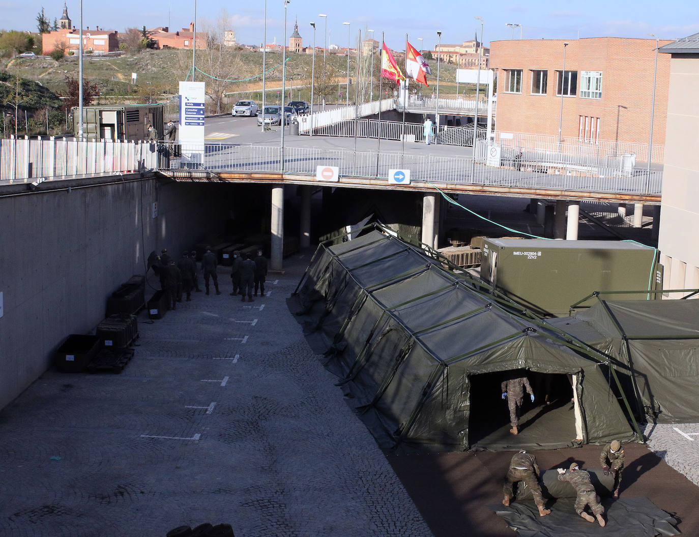 Así estaba Segovia hace cuatro años