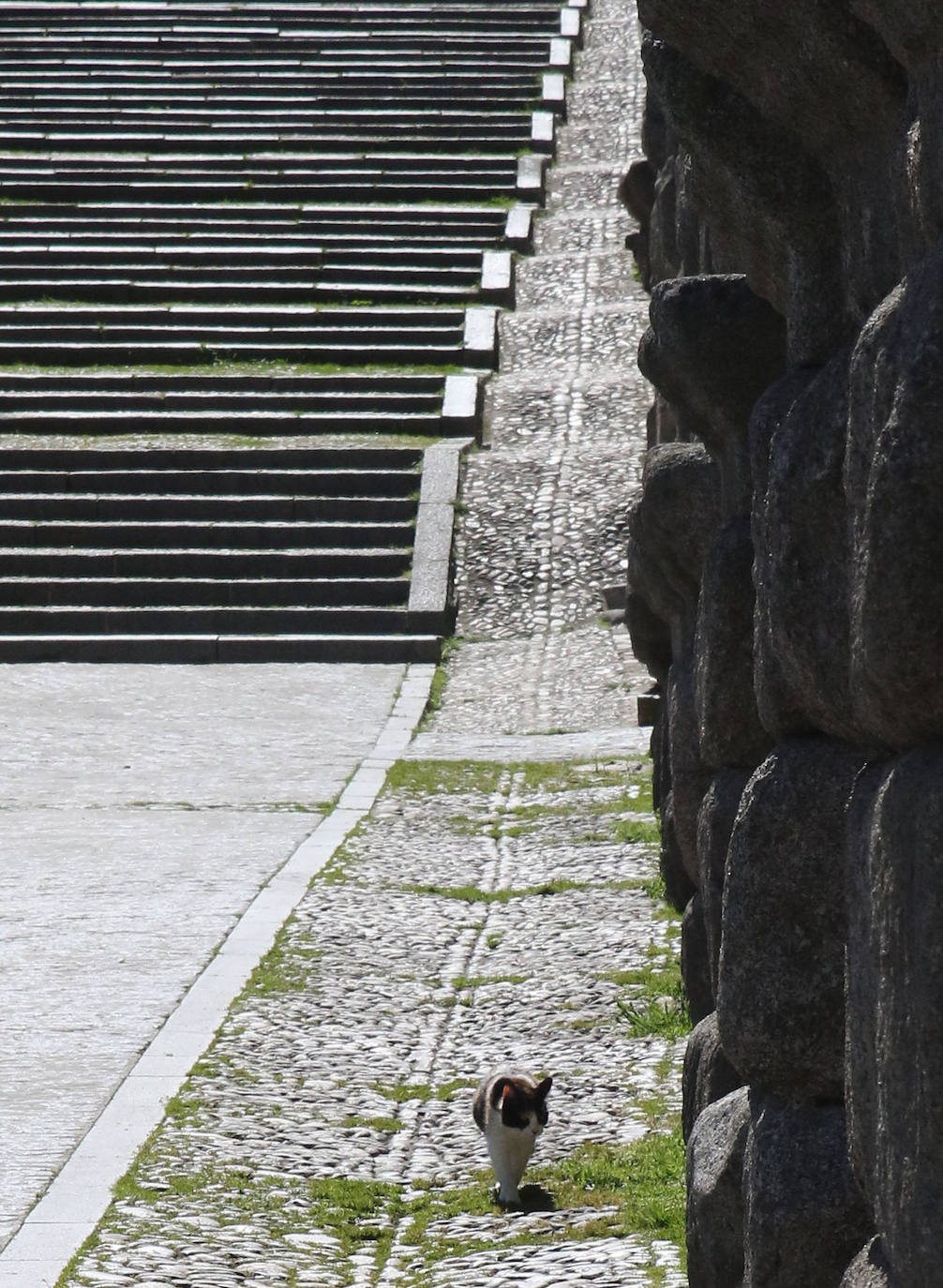Así estaba Segovia hace cuatro años