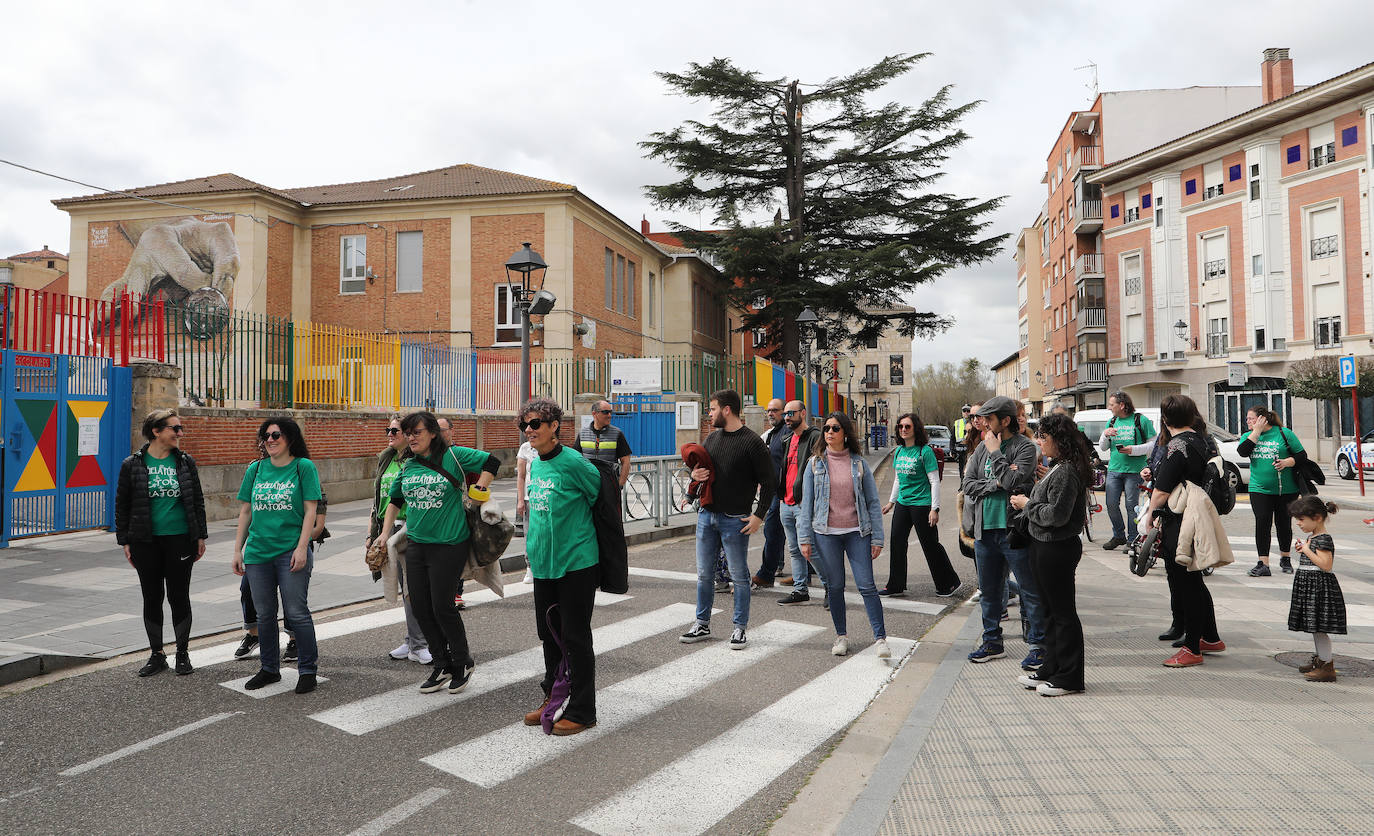 Marcha por la educación pública en Palencia