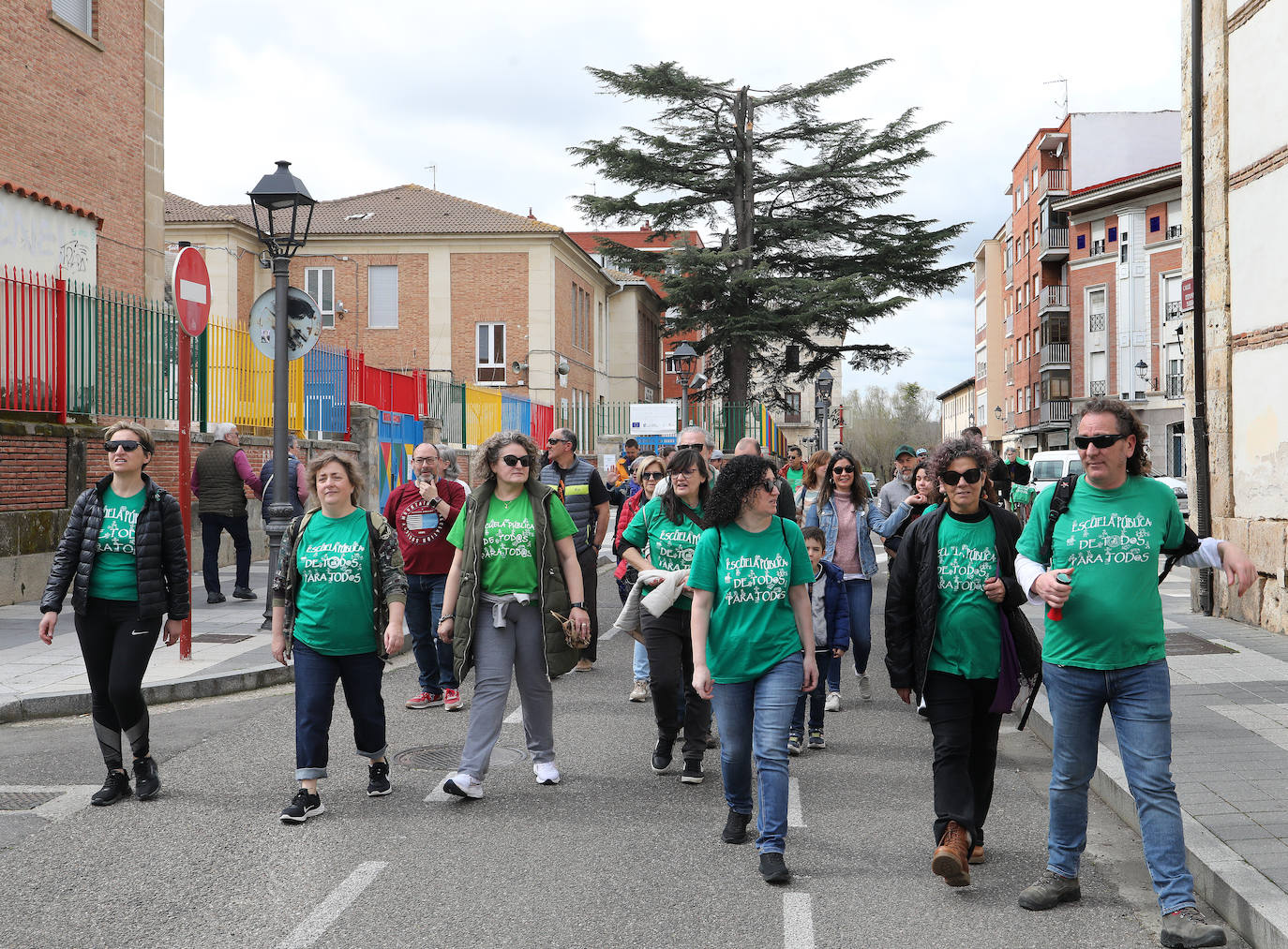 Marcha por la educación pública en Palencia