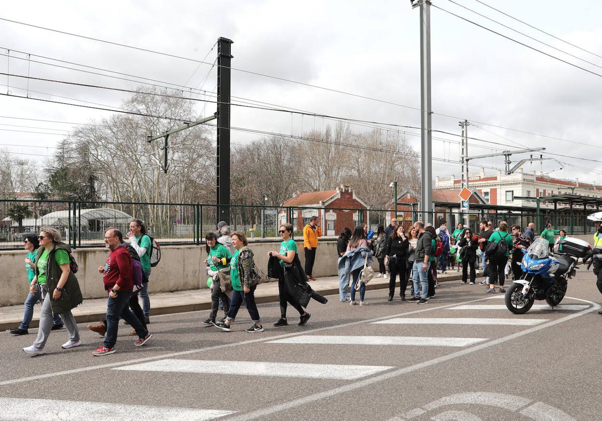 Marcha por la educación pública en Palencia