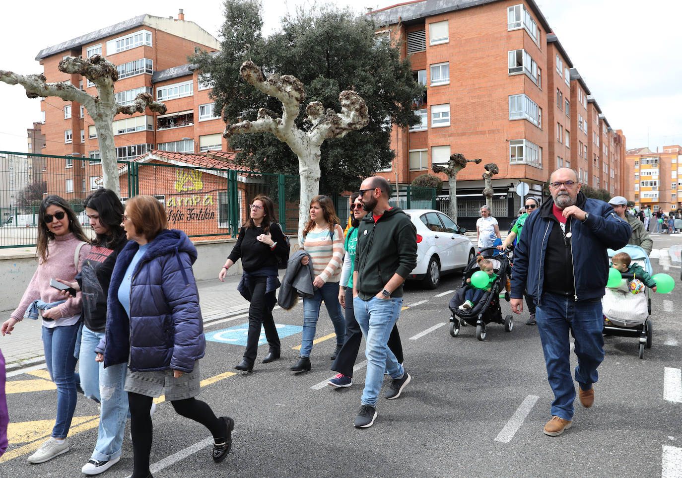 Marcha por la educación pública en Palencia