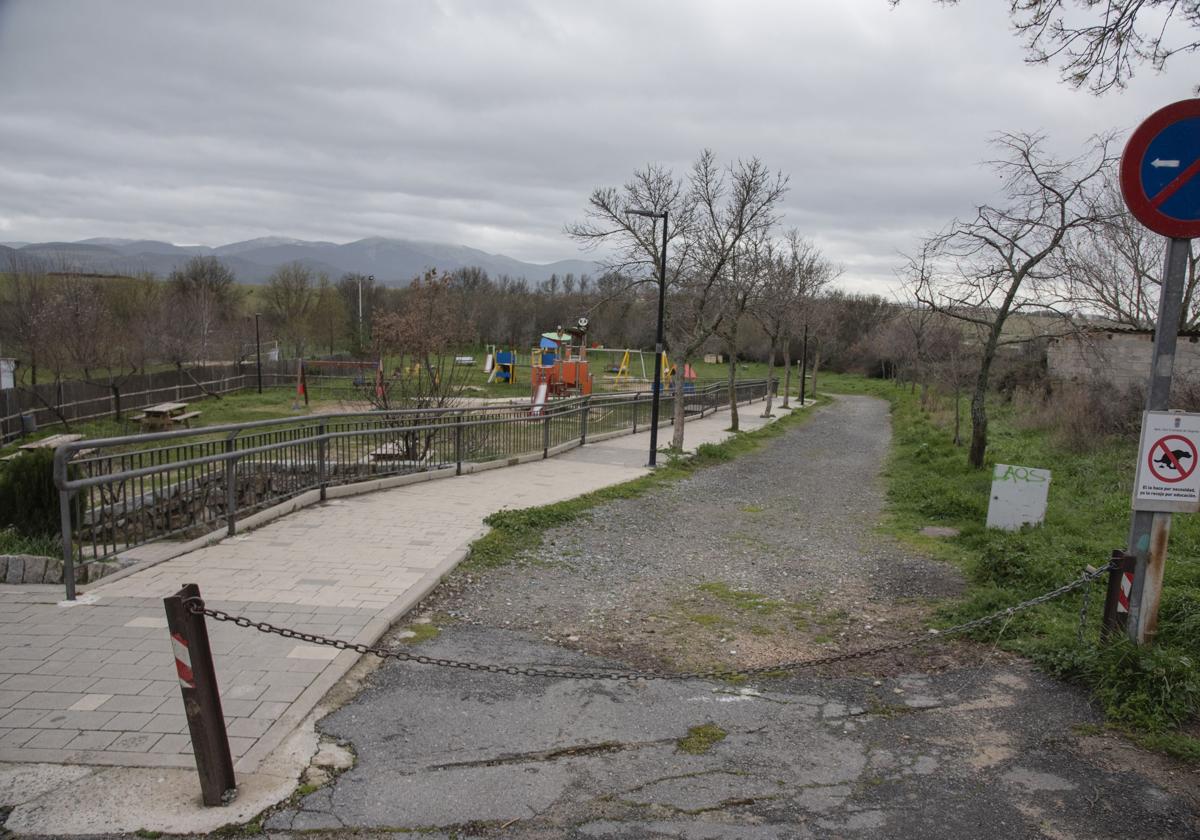 Zona de San Cristóbal por donde pasará el carril bici.