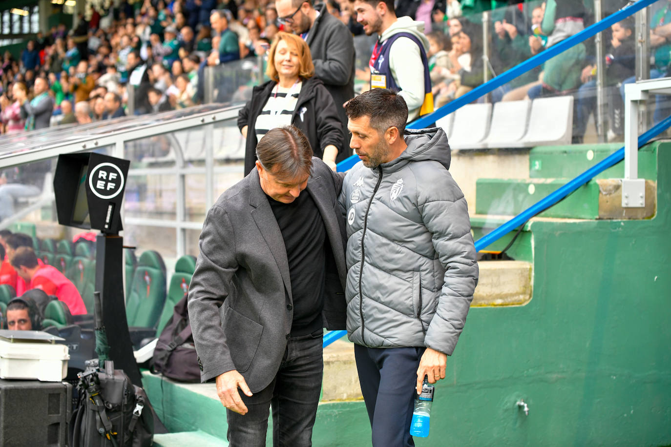 El encuento entre el Racing de Ferrol y el Real Valladolid, en imágenes