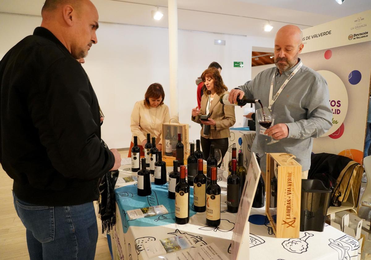 Uno de los puestos de la Feria de Alimentos de Valladolid, que se celebró el fin de semana.