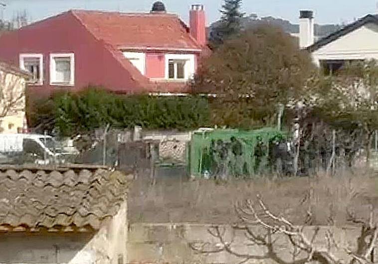 Operación de la Guardia Civil para detener al vecino de Tudela de Duero atrincherado en su domicilio.
