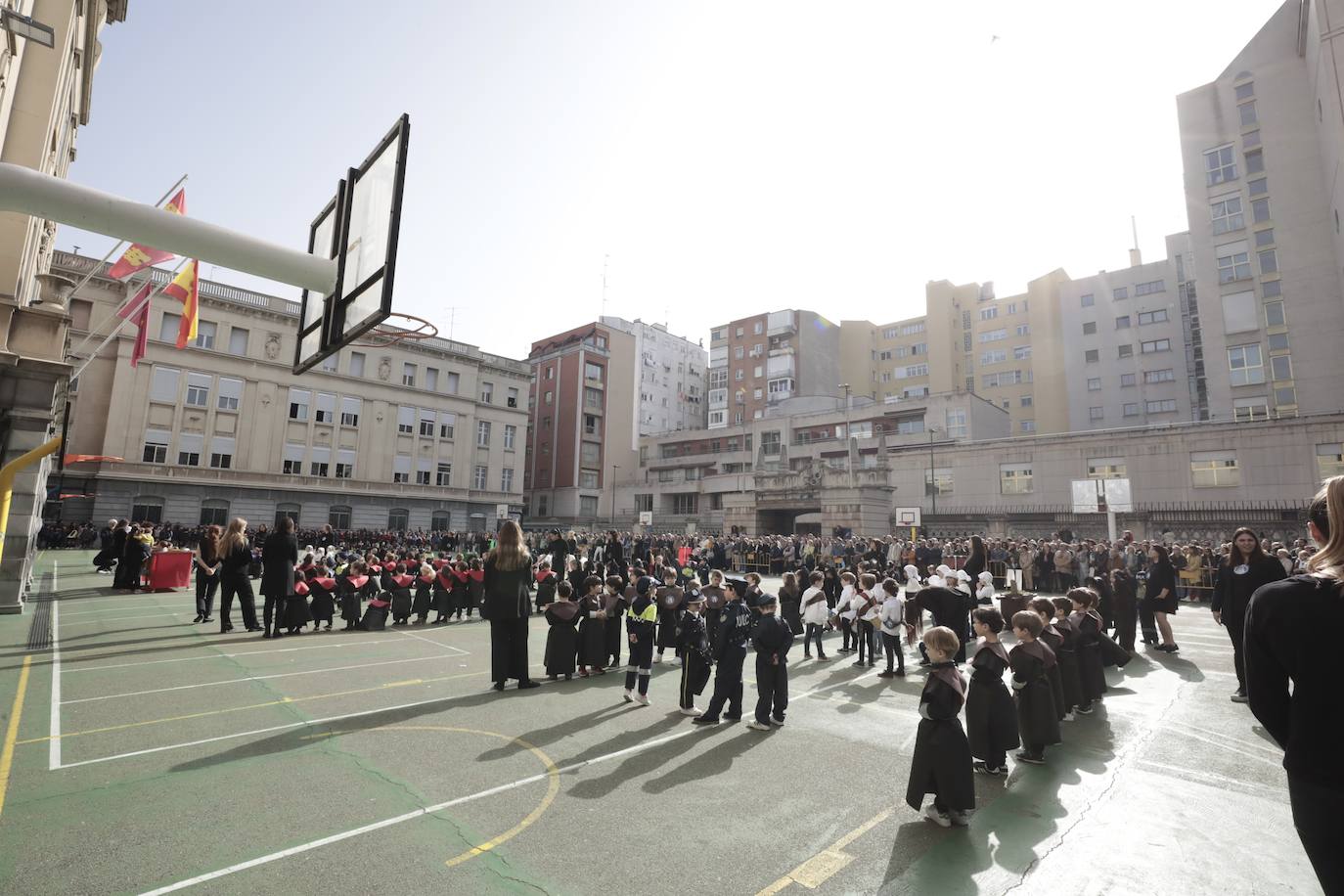 Fotografías de la Semana Santa infantil en el Colegio Lourdes