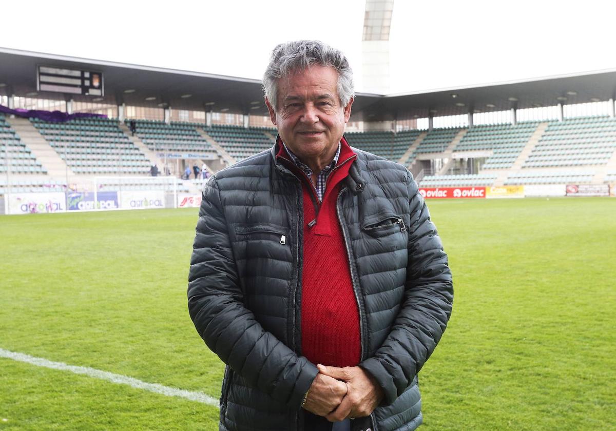 David Nieto, en su querida Balastera, en una foto de 2023.
