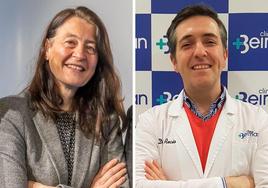 Los doctores Sonia Mirabet y Alejandro Recio, de la Asociación de Insuficiencia Cardíaca de la Sociedad de Cardiología.