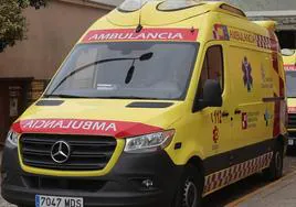 Imagen de una ambulancia en una imagen de archivo.