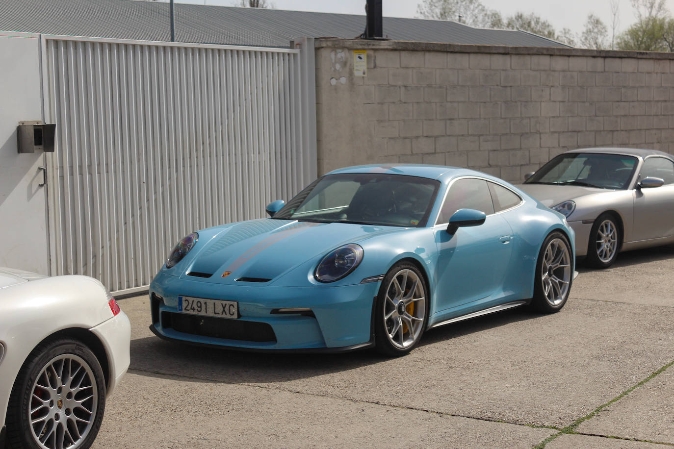 Fotografías de la concentración de automóviles Porsche en Valladolid