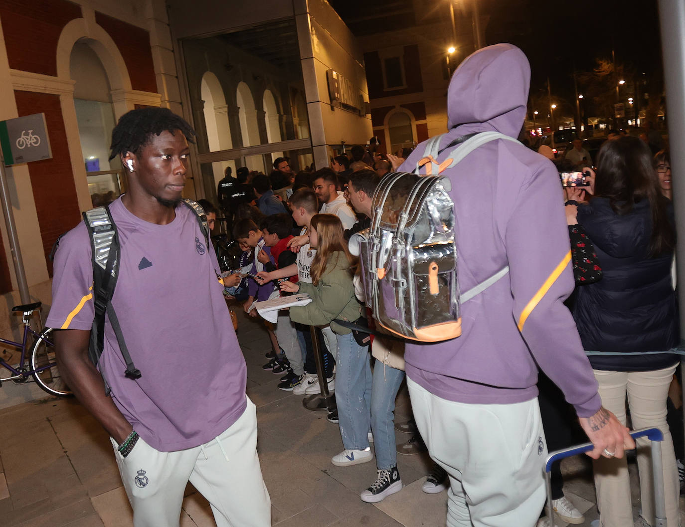 Expectación en Palencia a la llegada del Real Madrid