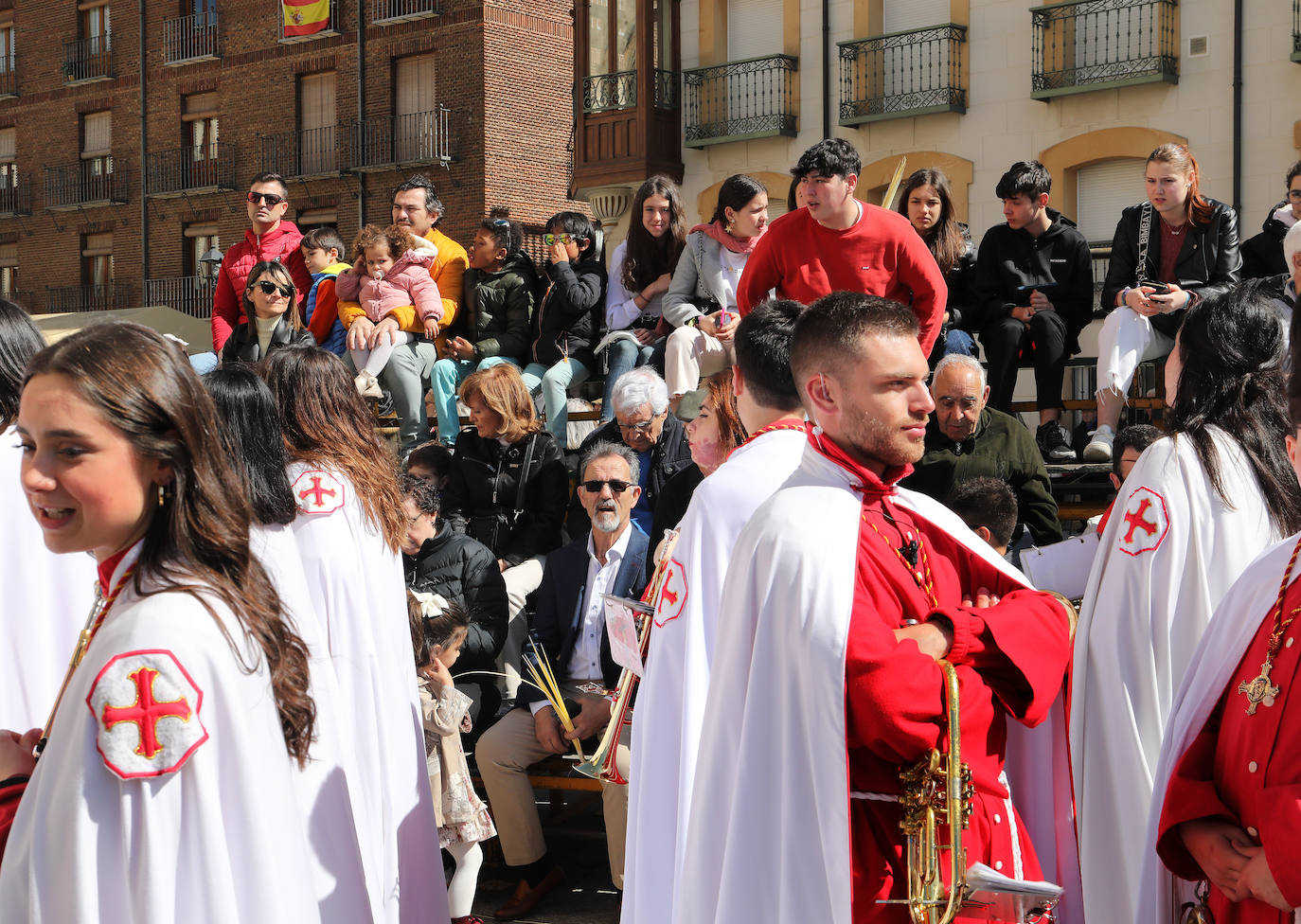 Jesús entra triunfante en la Plaza Mayor de Palencia