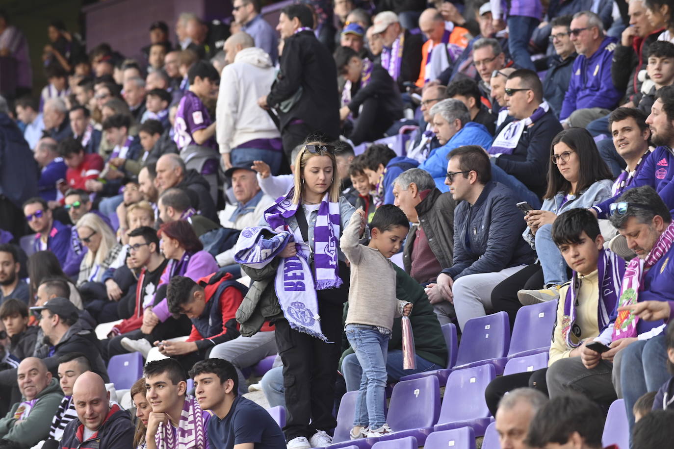 Real Valladolid-Eibar, búscate en la grada