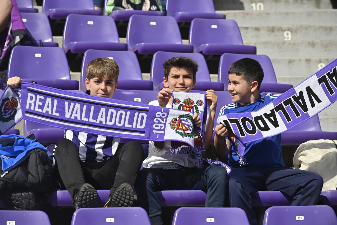 Real Valladolid-Eibar, búscate en la grada