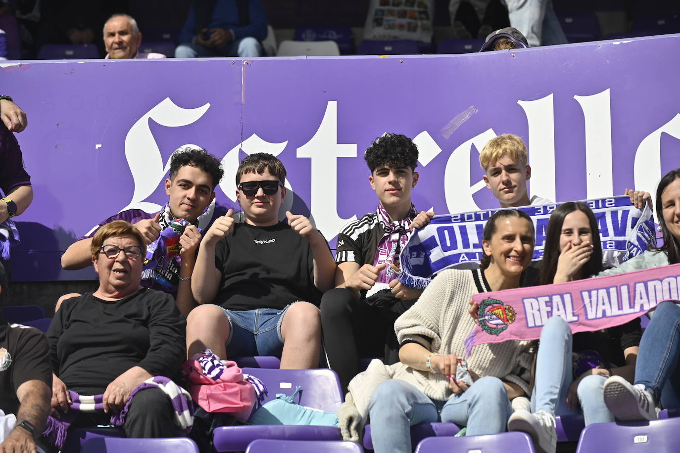 Real Valladolid-Eibar, búscate en la grada