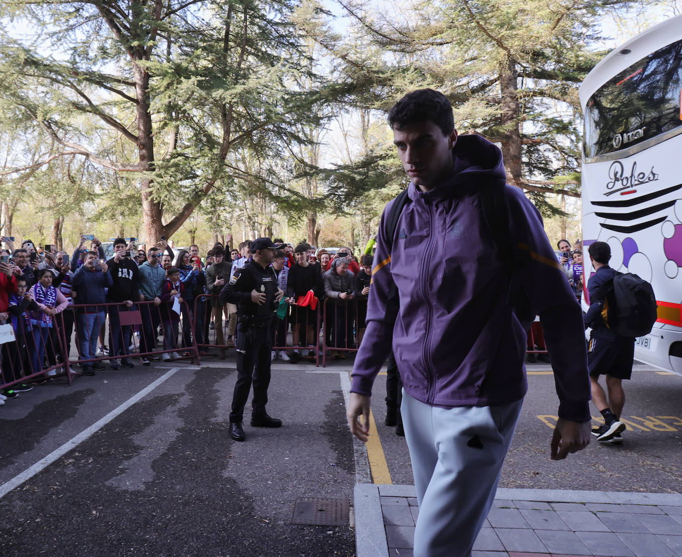 El Real Madrid llega al Pabellón de Palencia