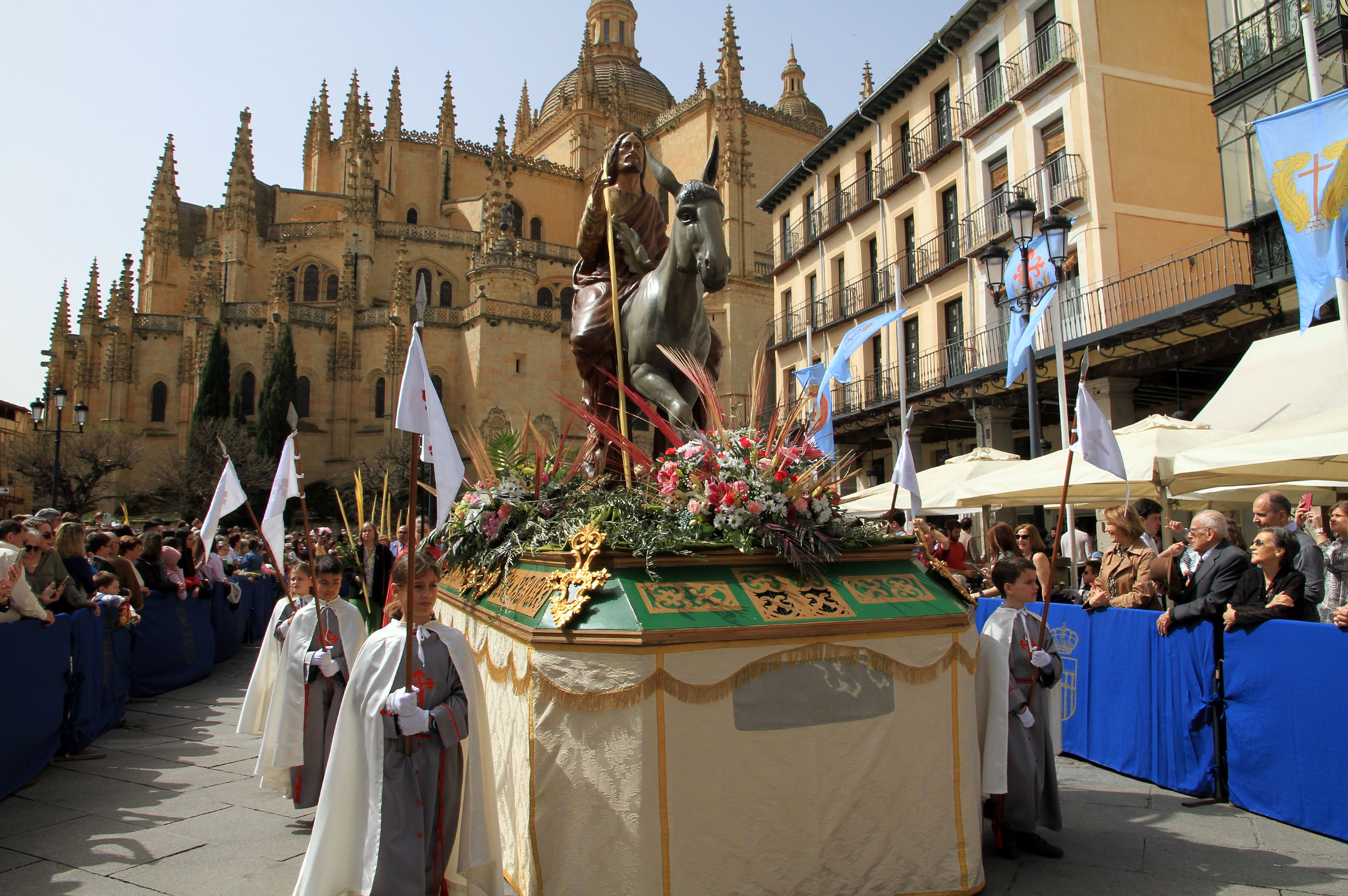 El Domingo de Ramos de Segovia, en imágenes