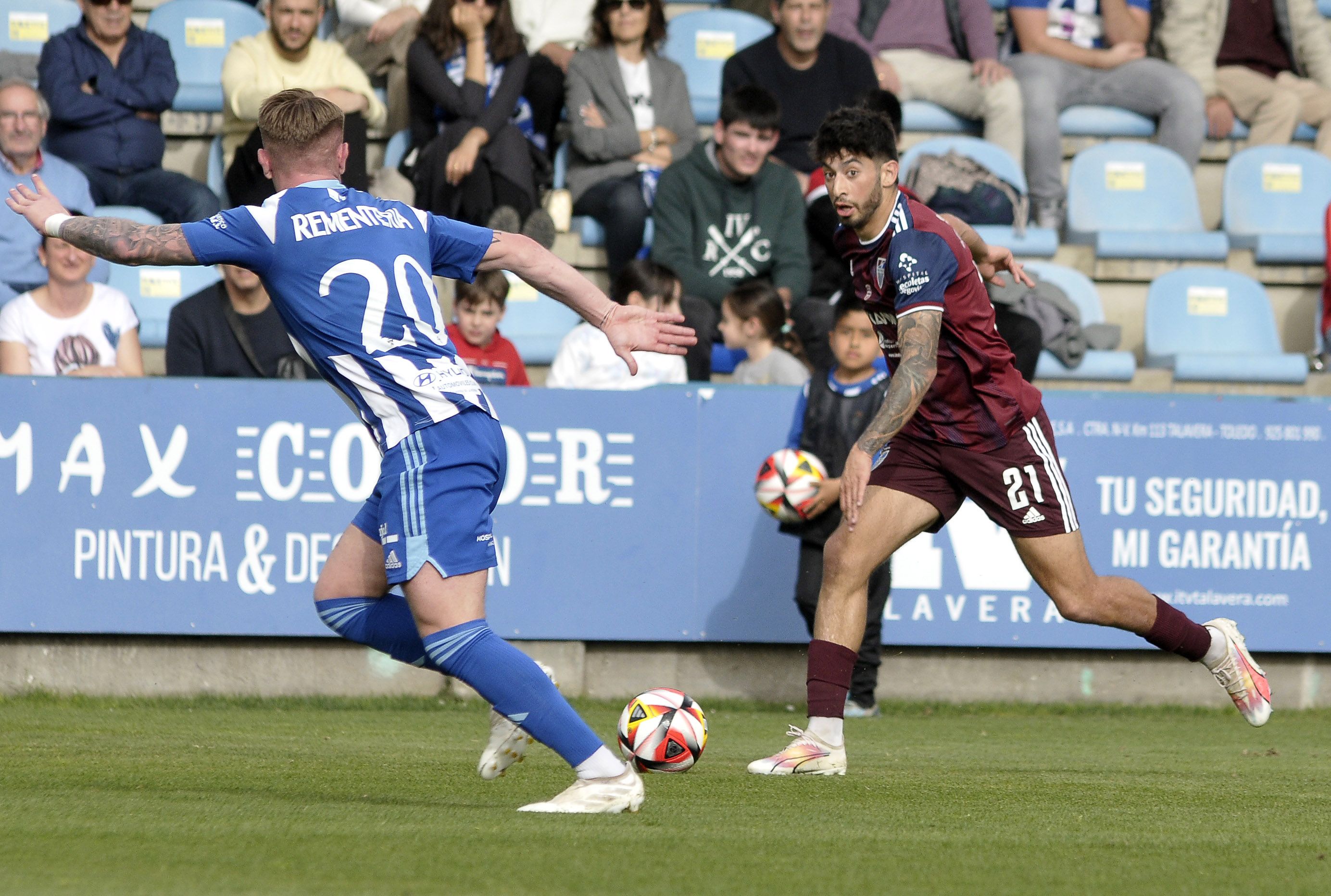 Las mejores imágenes del partido entre el Talavera y la Segoviana