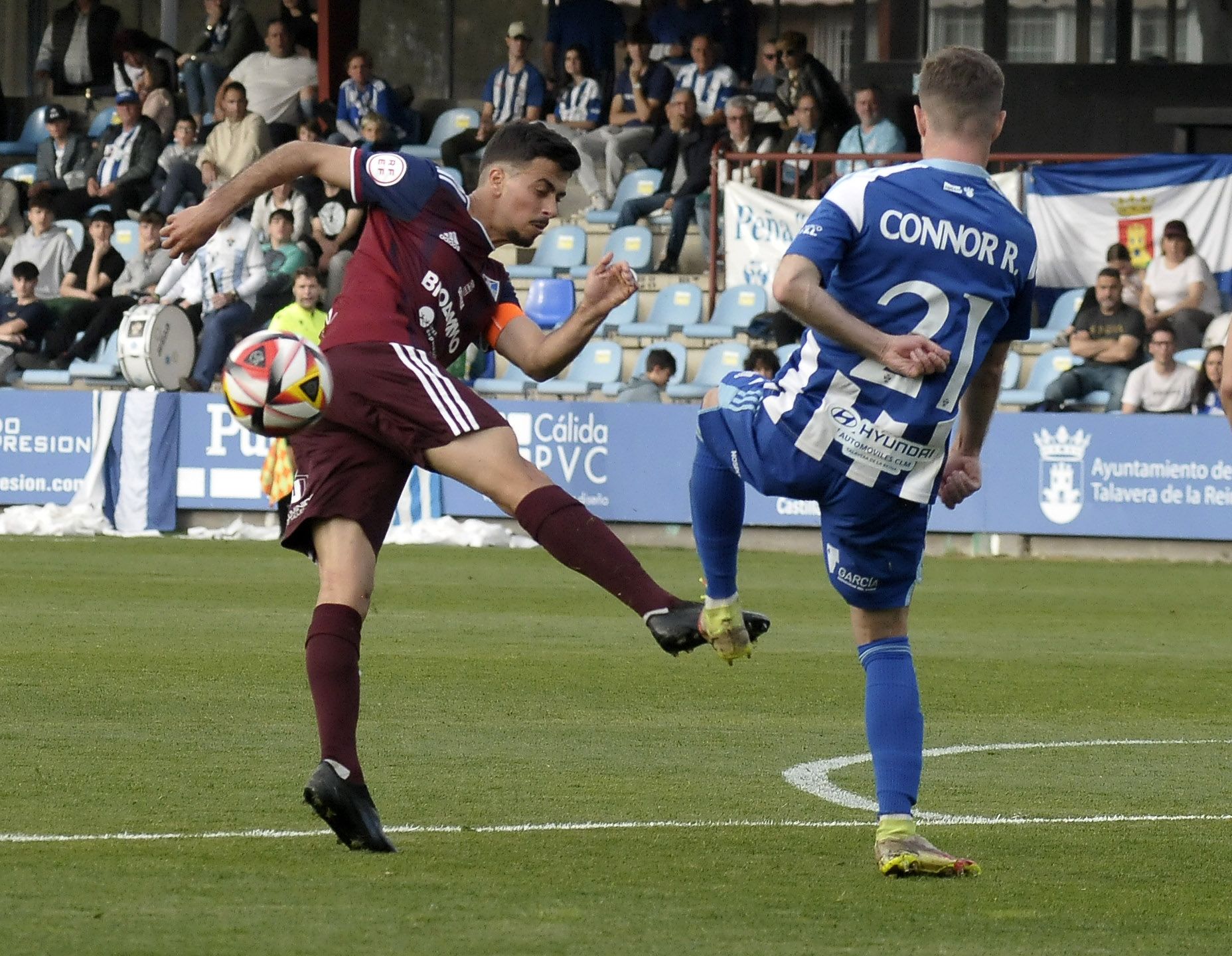 Las mejores imágenes del partido entre el Talavera y la Segoviana