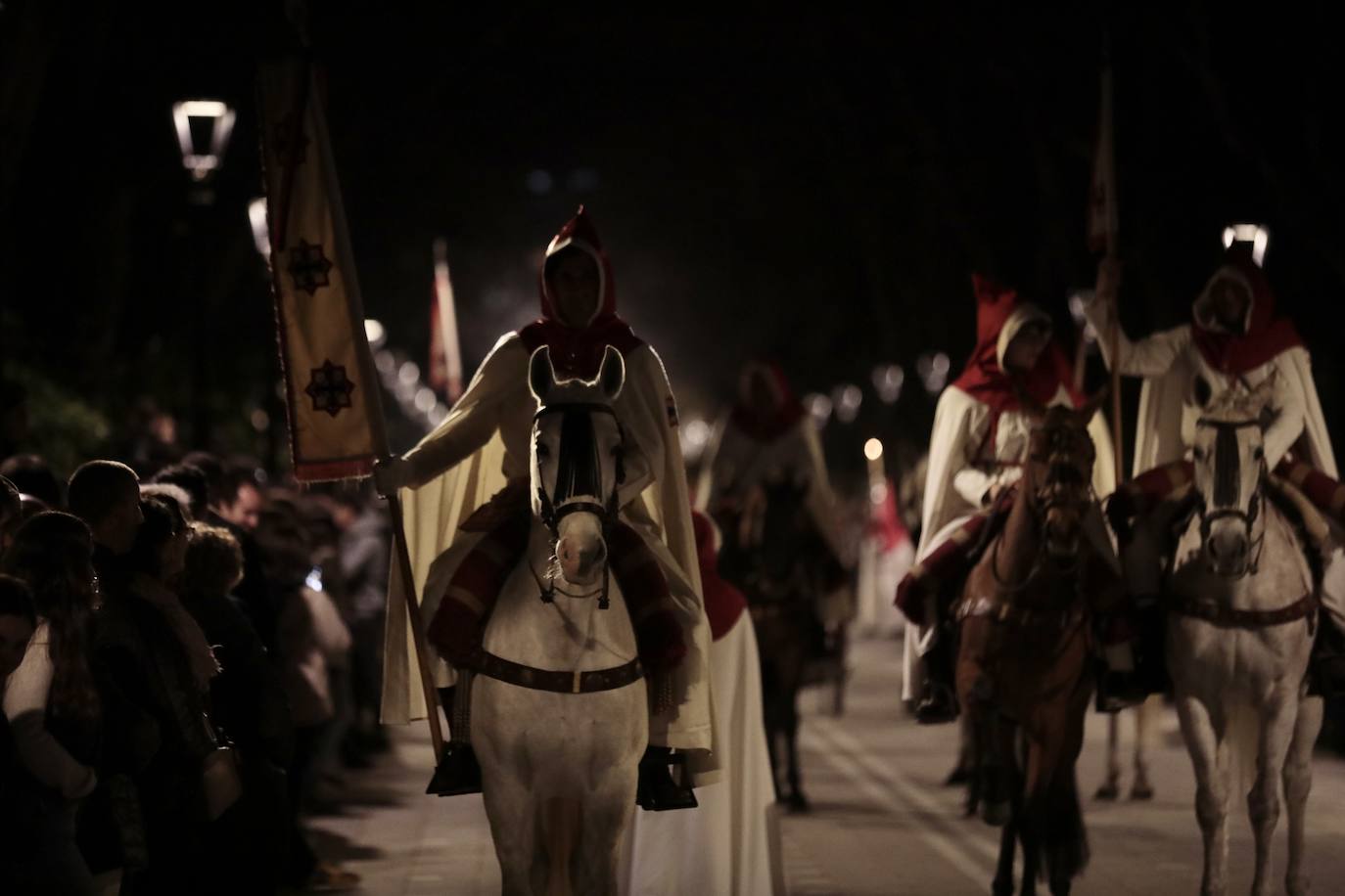 Procesión del Santísimo Cristo de los Trabajos en la Semana Santa de Valladolid 2024