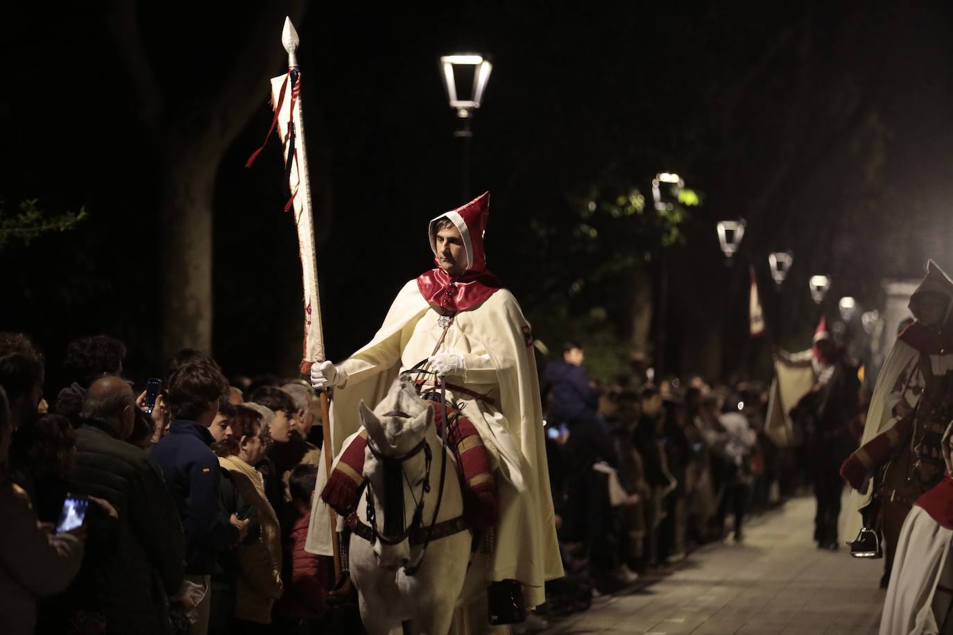 Procesión del Santísimo Cristo de los Trabajos en la Semana Santa de Valladolid 2024