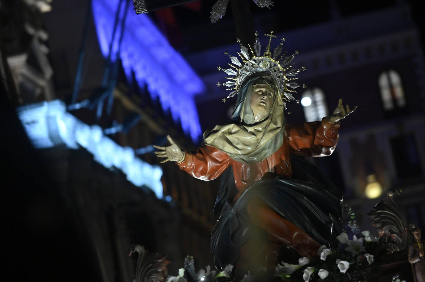 Las imágenes de la procesión del Santísimo Rosario del Dolor