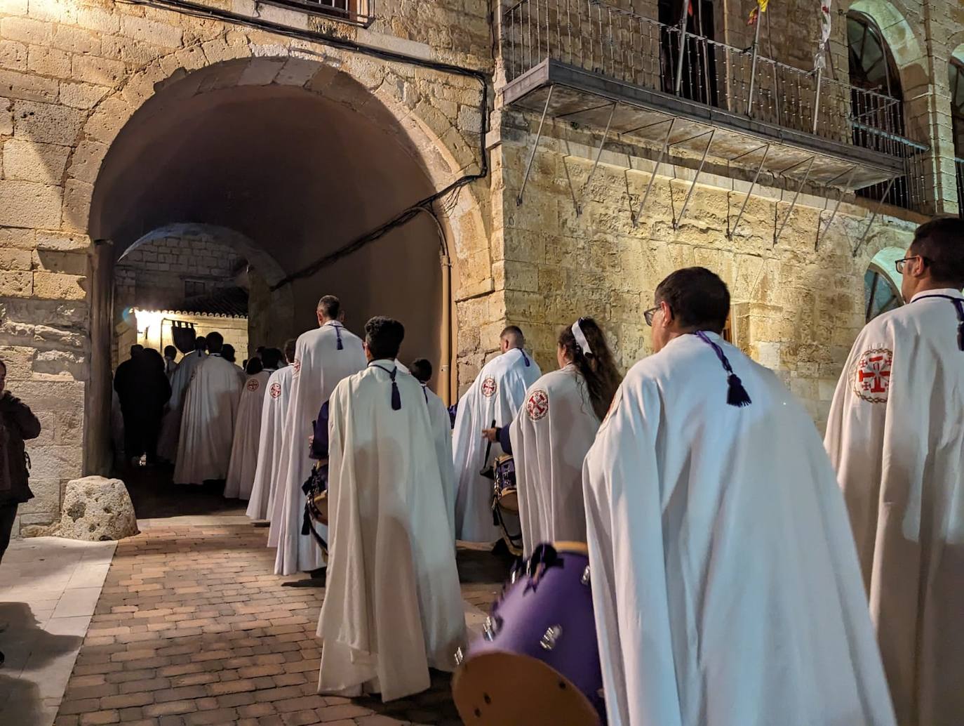 Las imágenes de la procesión del Rosario de Dolor en Torrelobatón