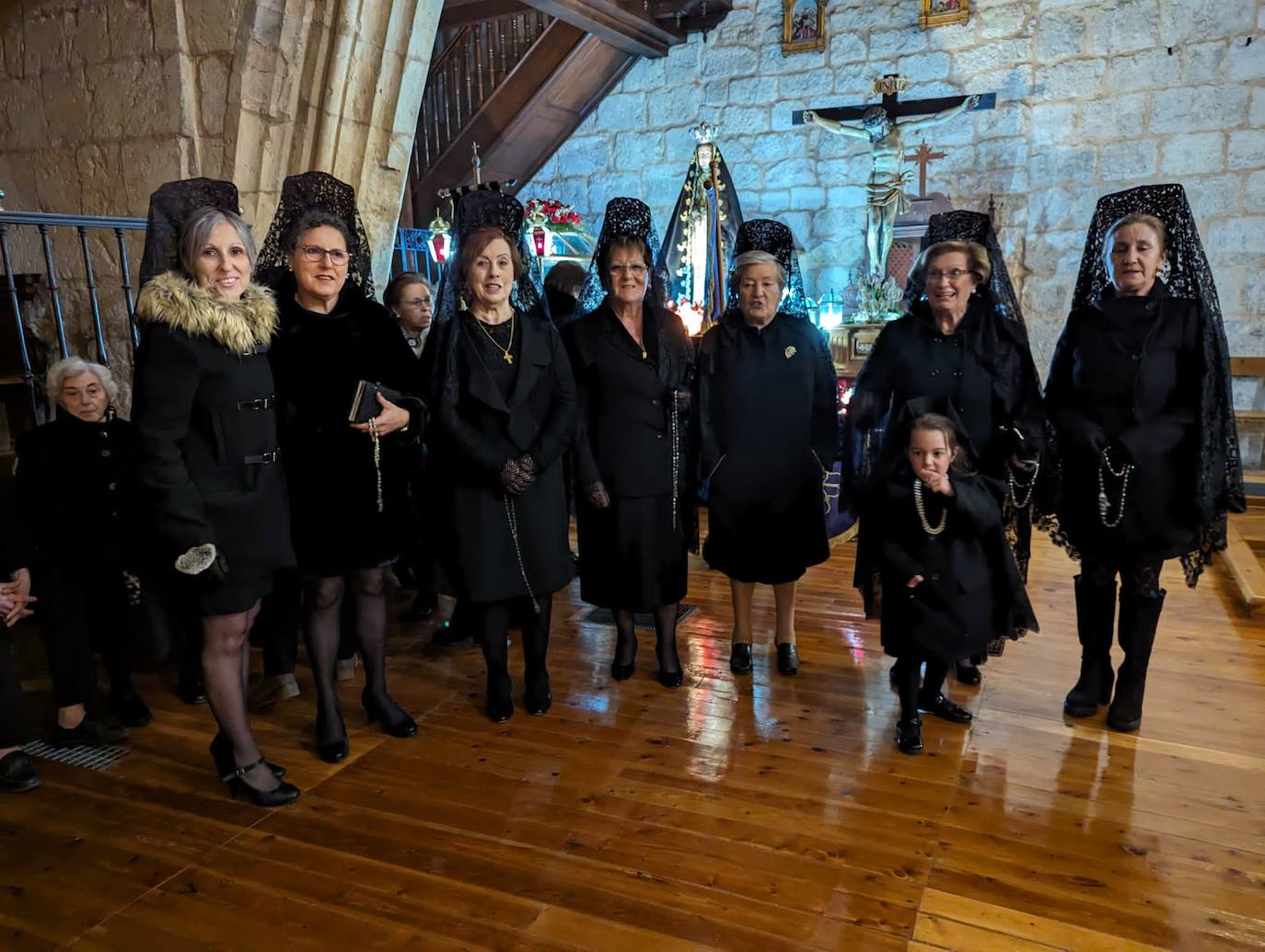 Las imágenes de la procesión del Rosario de Dolor en Torrelobatón