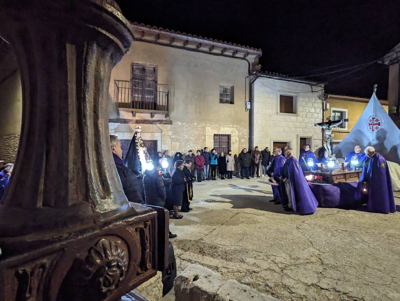 Las imágenes de la procesión del Rosario de Dolor en Torrelobatón